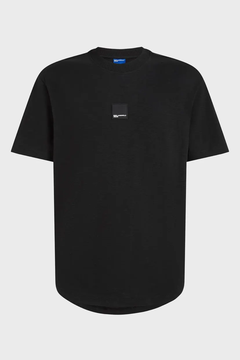Tricou/KLJ REG CURVED HEM SLUB TEE 5