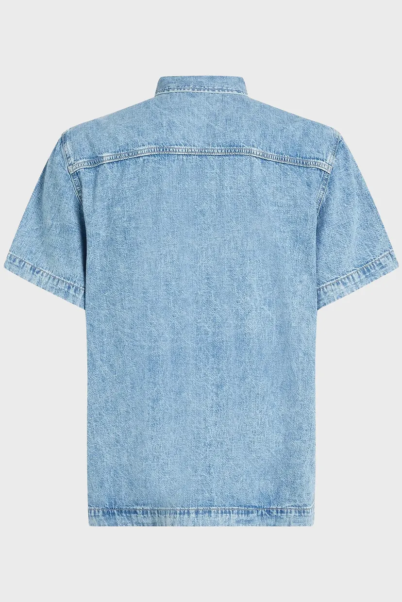 Рубашка с коротким рукавом/KLJ SS REG DENIM SHIRT 6