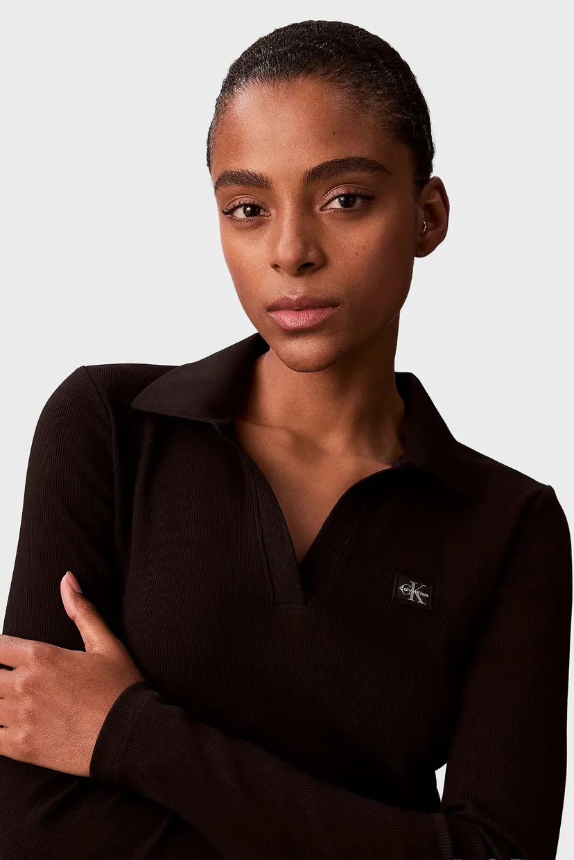 Rochie/LS WOVEN LABEL JOHNNY COLLAR MID 5