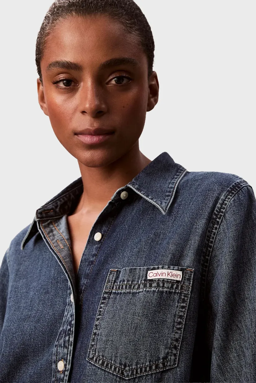 Cămaşă/LS CLASSIC DENIM SHIRT BLUE WHAR 5