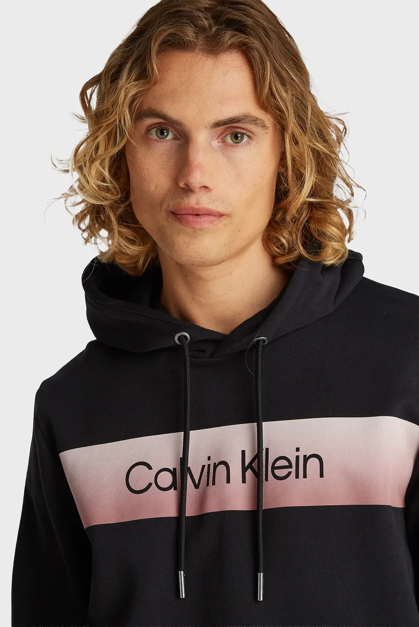 Худи/LINEAR OMBRE CHEST LOGO HOODIE 4