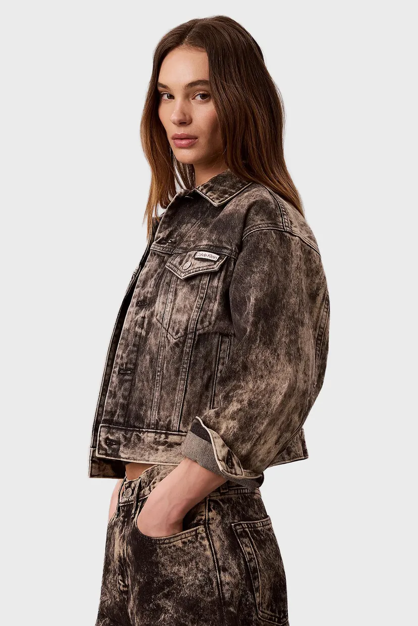 Куртка джинсовая/90s TRUCKER JACKET BLACK TOBACCO 3