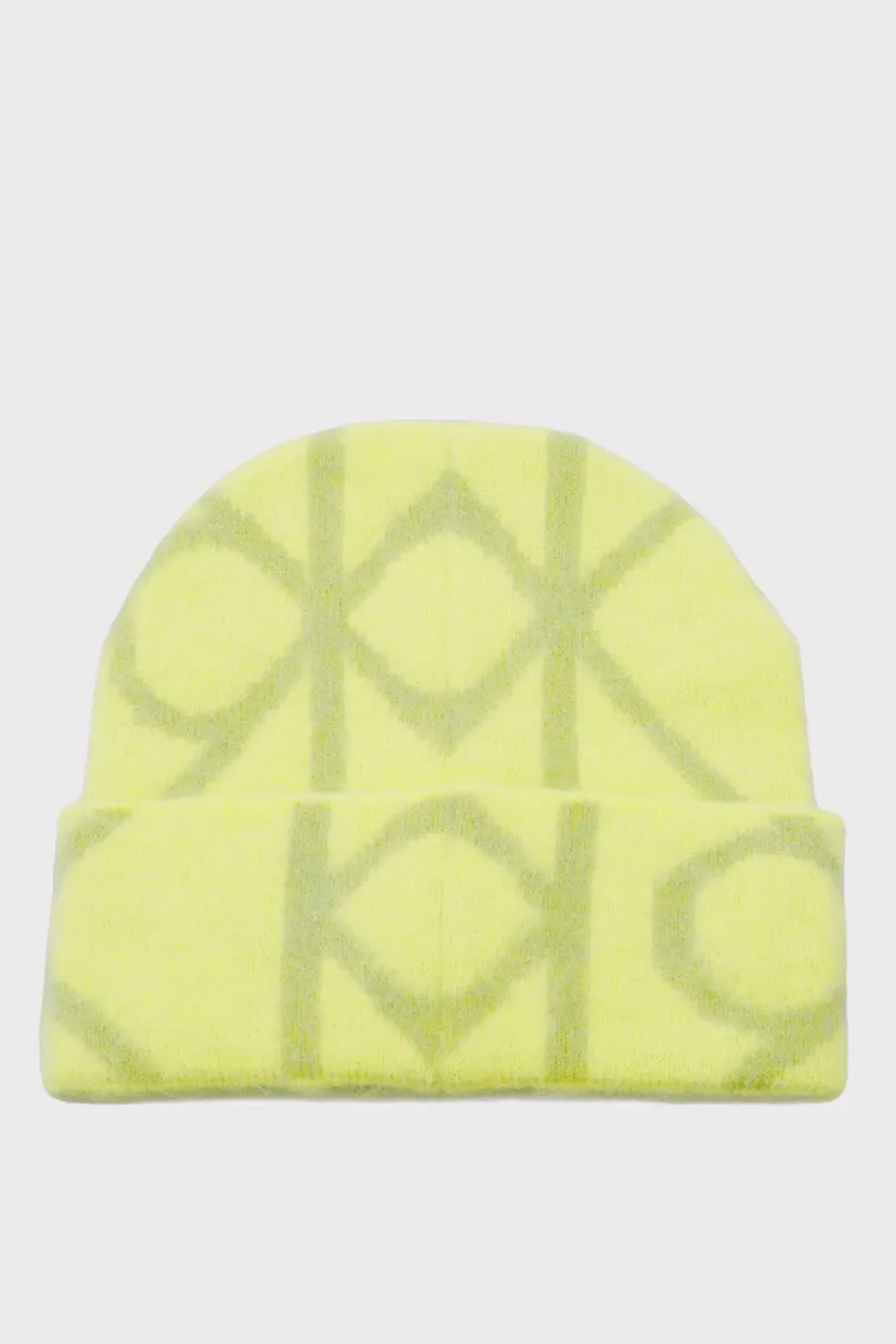 Шапка/EMBLEM AOP BRUSHED BEANIE 3
