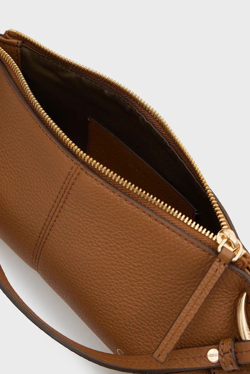 Sac/SLOUCHY LEATHER SMALL CONV BAG 6