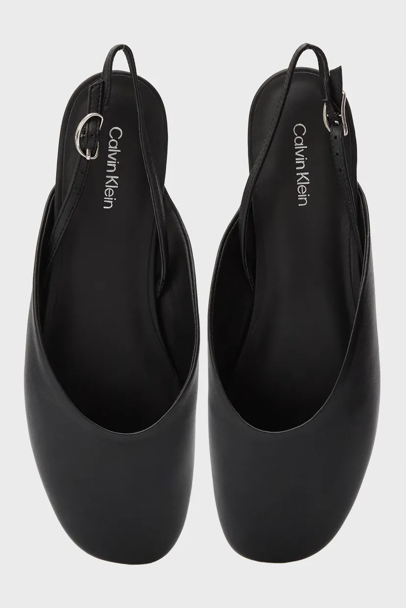 Mules/OBLIQUE BALLERINA SLINGBACK LTH 4
