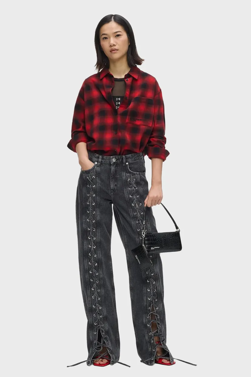 Рубашка/klj plaid overshirt 4
