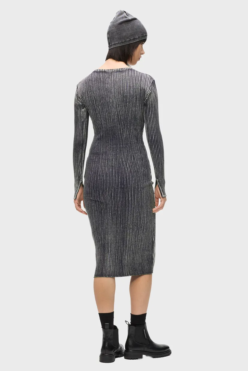 Платье/KLJ LS RIBBED DRESS 3