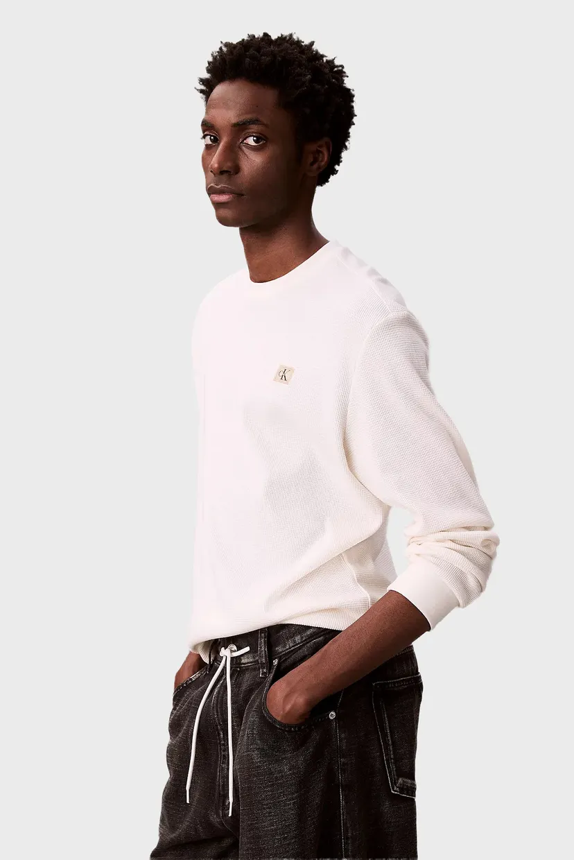 Футболка/LS WAFFLE BADGE CREWNK TEE 3