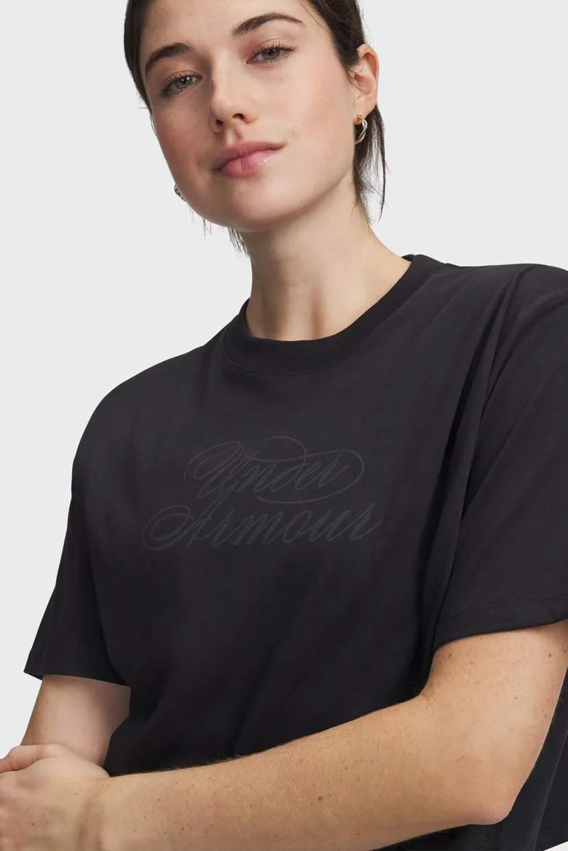 Tricou/UA W SCRIPTHEART CROP SS 3
