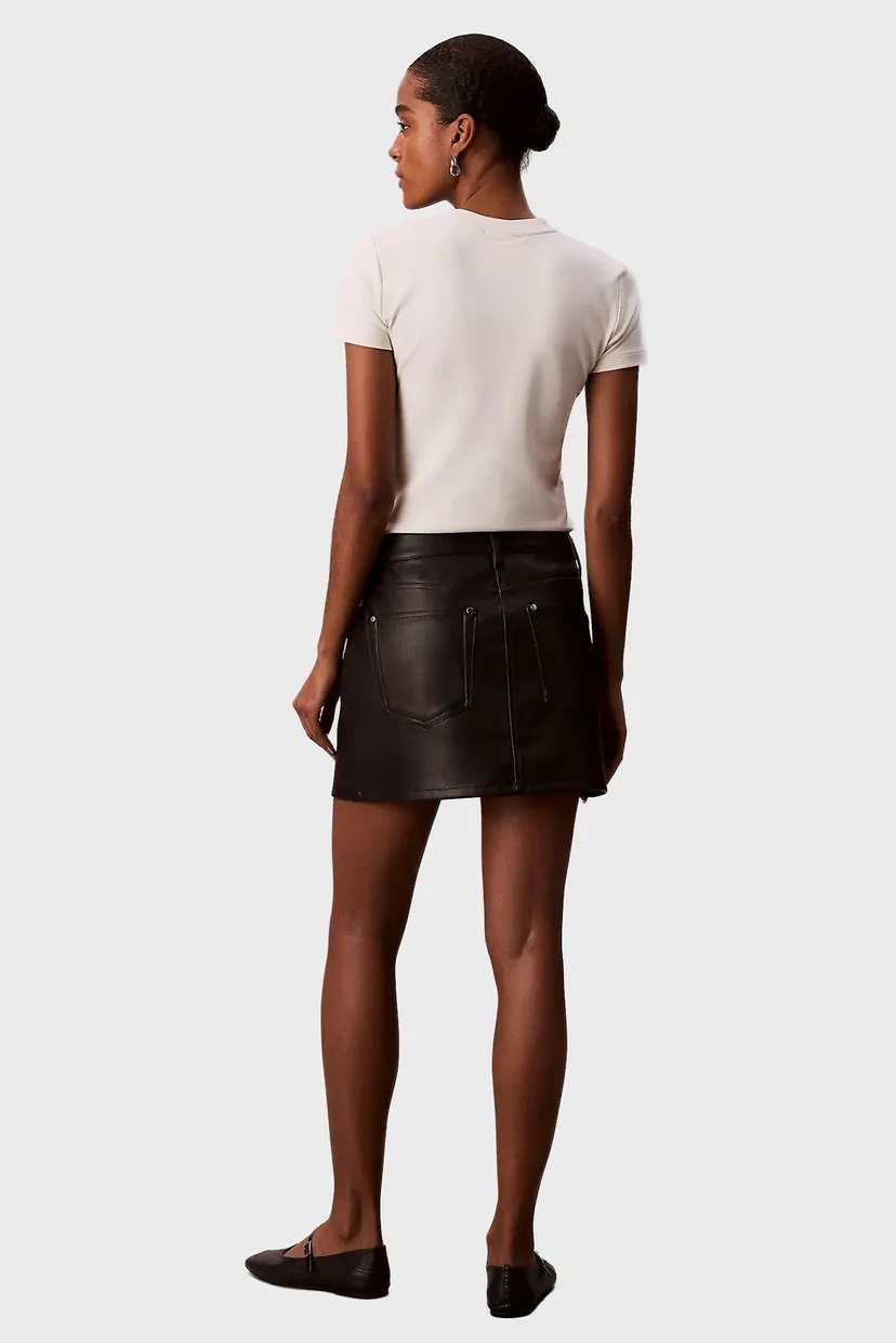 Fusta/FAUX LEATHER 5PKT MINI SKIRT 3