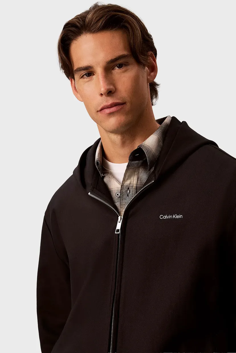 Raglan/LS MICRO LOGO DBL  FZ HOODIE 4