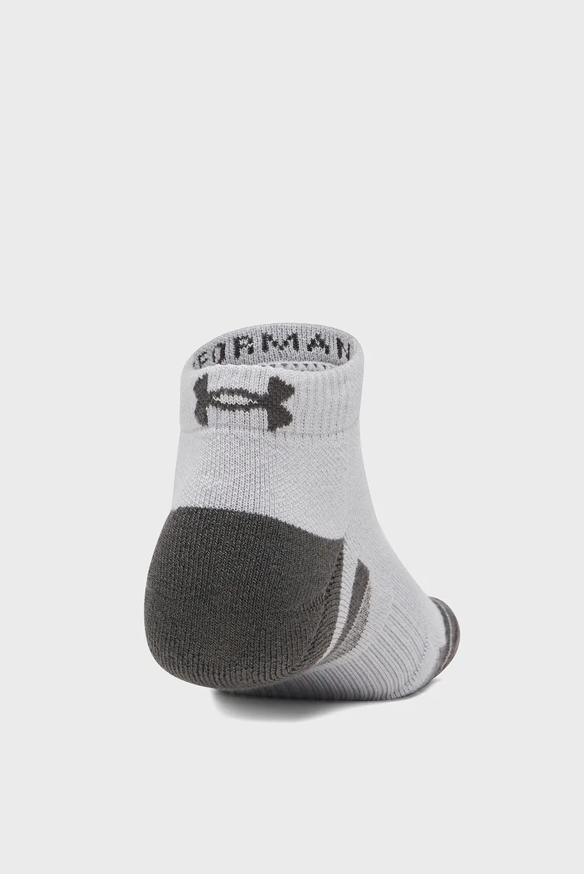 Носки/New UA Perf Tech 3pk Low-GRY 3