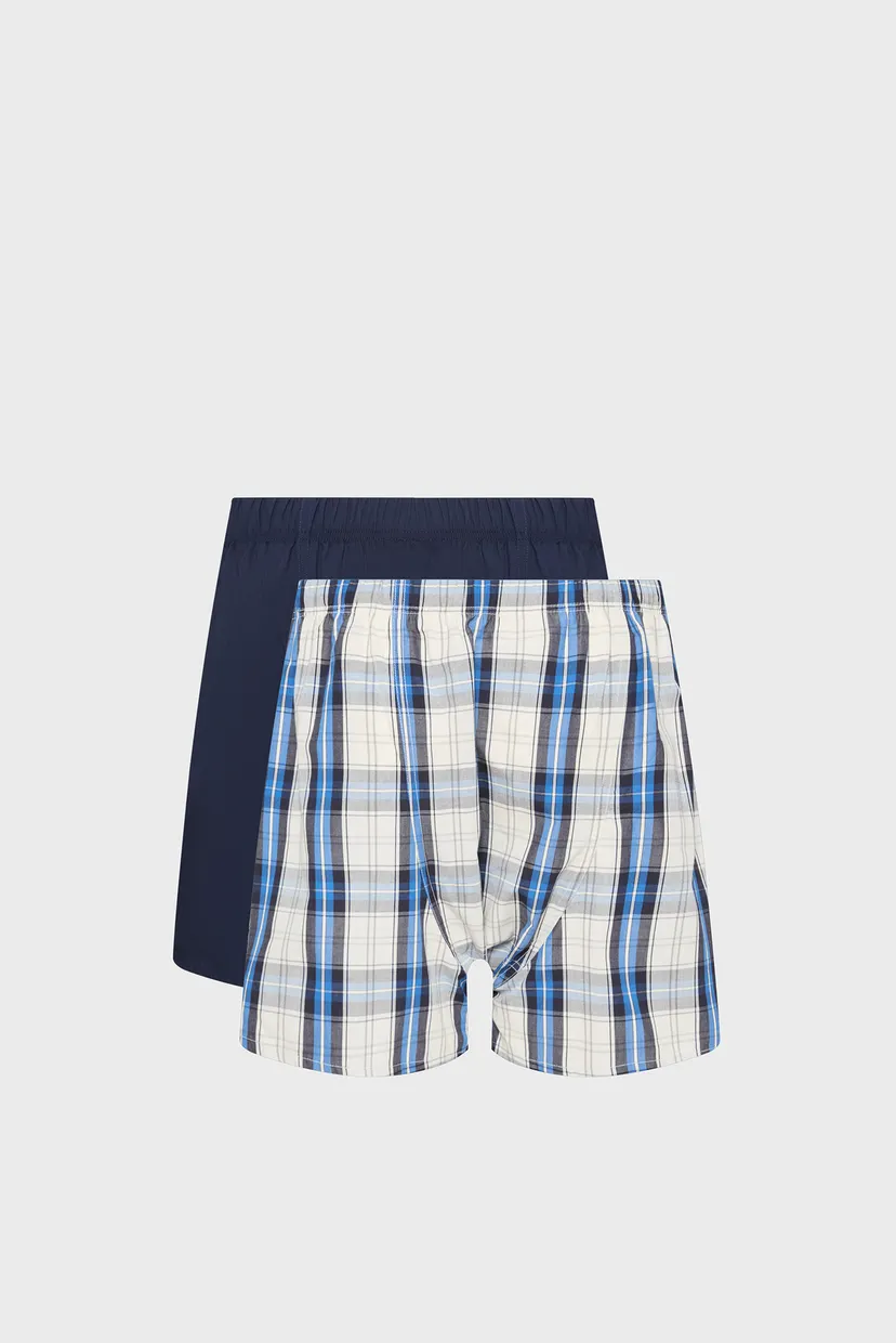 Трусы/CHECK AND SOLID BOXER SHORTS 2-P 6