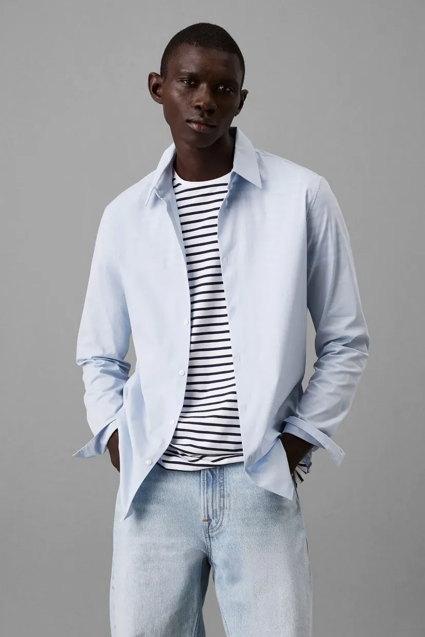 Рубашка/LS SOLID STRETCH SLIM SHIRT 6