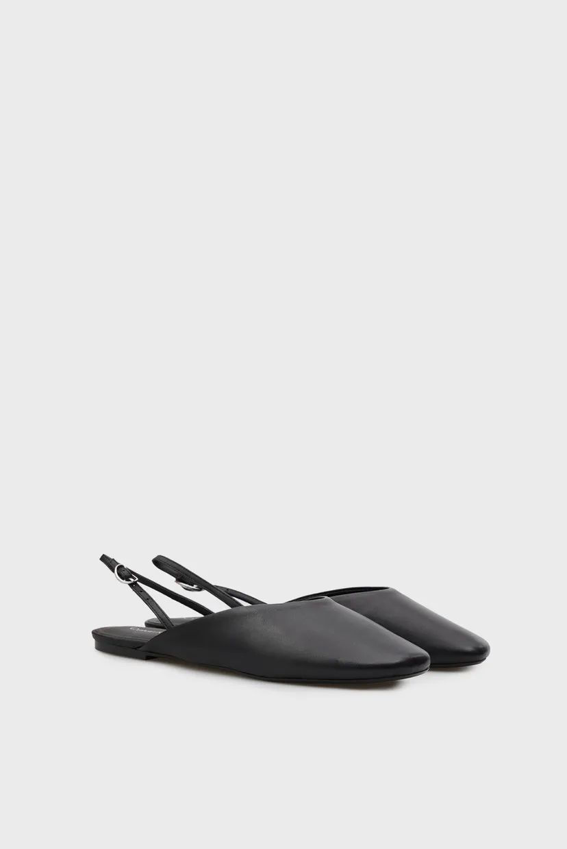 Mules/OBLIQUE BALLERINA SLINGBACK LTH 3