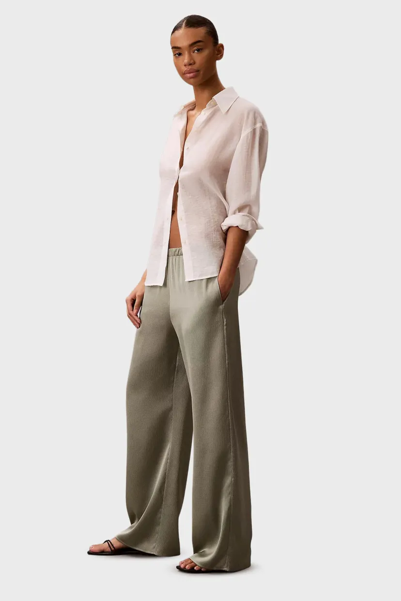 Pantaloni/HAMMERED SATIN PULL ON PANT 3
