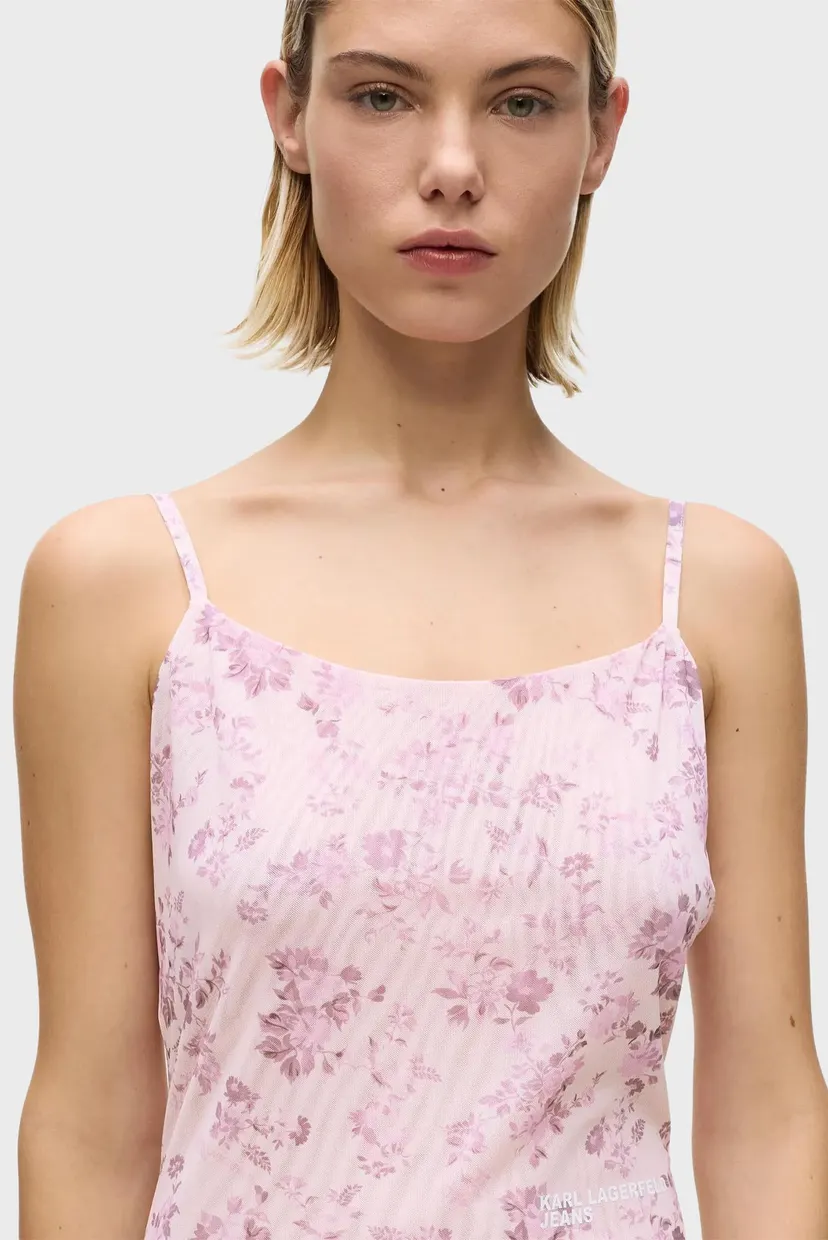 Сарафан/KLJ MESH AOP SLIP DRESS 4