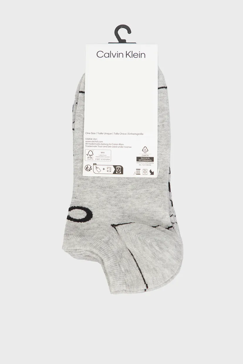 Șosete/CK WOMEN SNEAKER 2P ALL OVER L 3