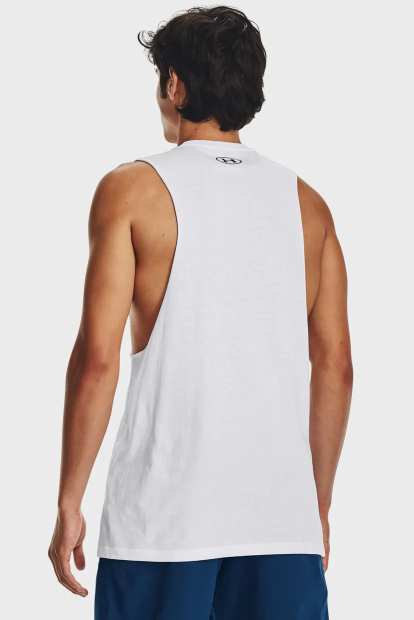 Tricou/UA LEFT CHEST CUT OFF TANK 3