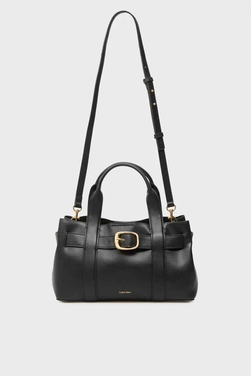 Сумка/BUCKLE MINI TOTE WITH STRAP 5
