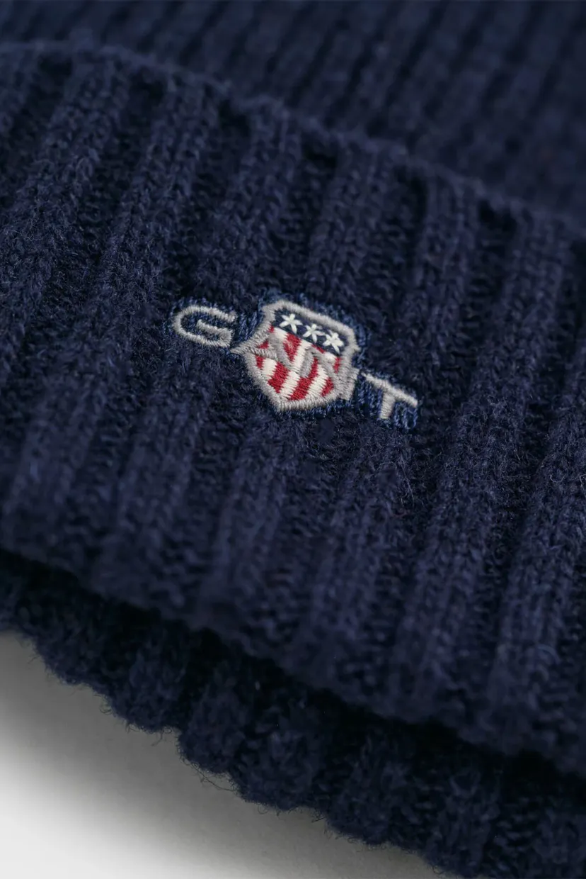 Capac/UNISEX. SHIELD WOOL BEANIE 3