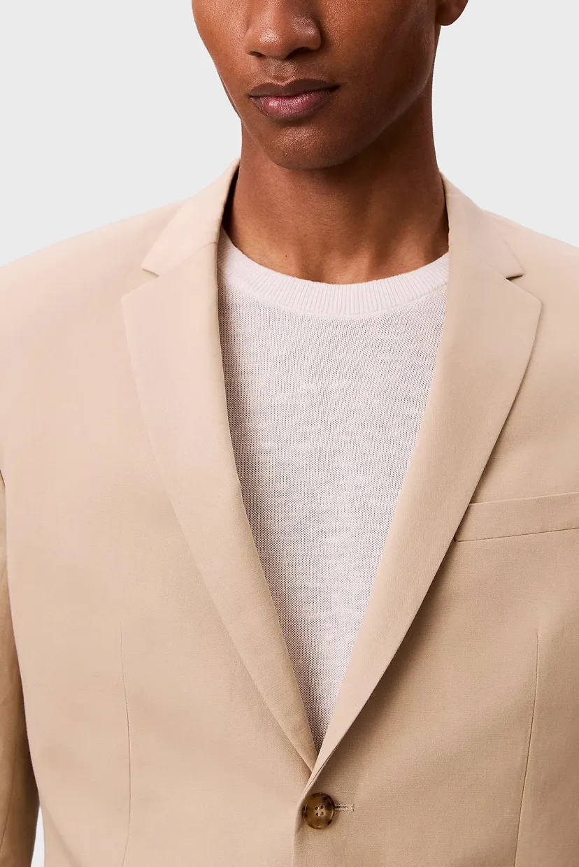 Пиджак/LS LINEN BLEND SLIM BLAZER 5