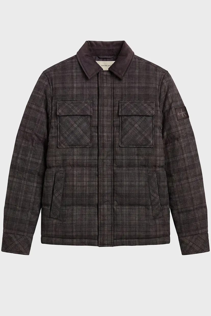 Куртка демисезонная/LS PRINTED PLAID PUFFER JKT 6