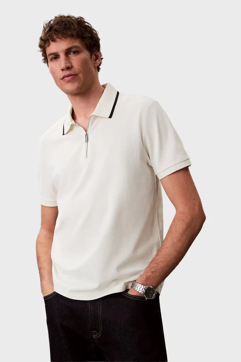 Polo/SS TIPPED ZIP PIQUE POLO 4