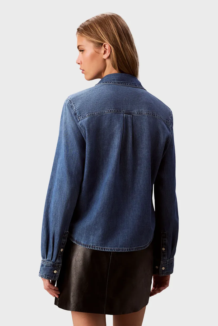 Cămaşă/CROPPED LS SHIRT INDIGO HASTINGS 3