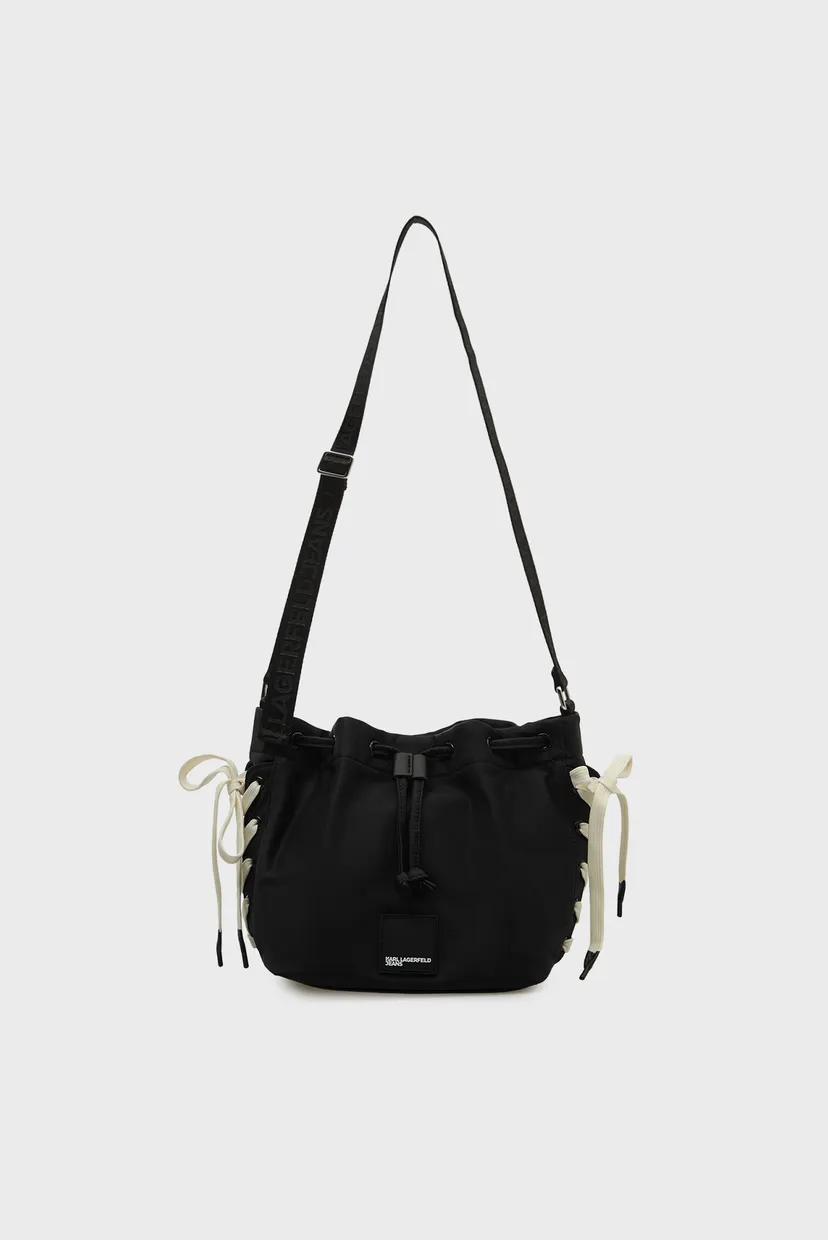 Сумка/KLJ NYLON LACE UP SM BUCKETBAG 5