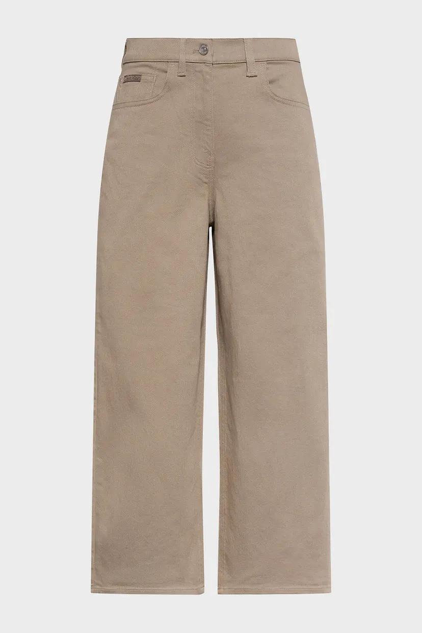 Blugi/COTTON CROPPED BARREL LEG PANTS 4