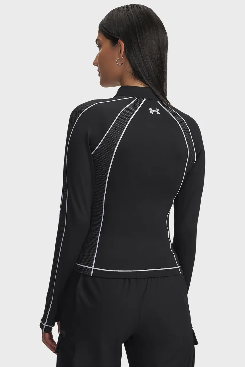 Maneca lunga/UA ColdGear Textured 1/2 Zip 3