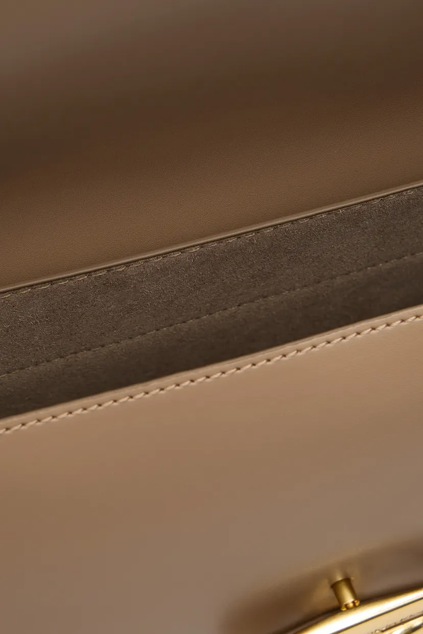 Geanta/HARDWARE BRUSHED FLAP TOTE BAG 5