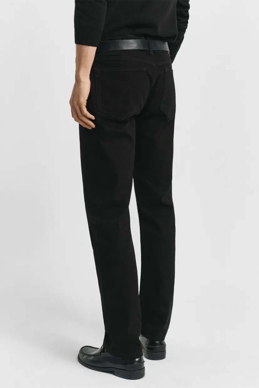 Blugi/REGULAR STAY BLACK JEANS 3