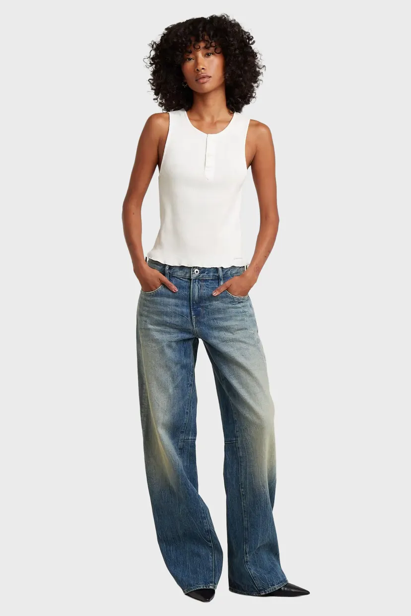 Майка/Slim henley tank r t wmn 5