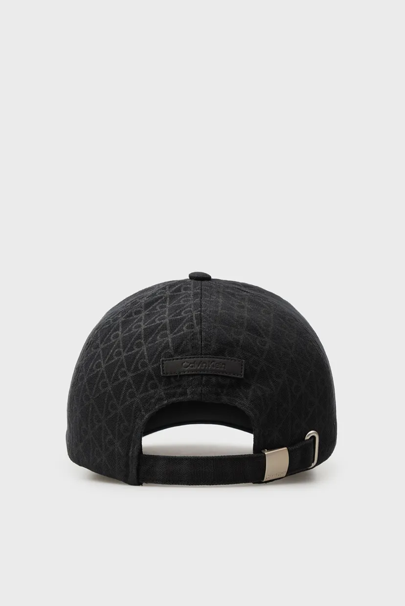 Capac/EMBLEM PRINT w LEATHER PATCH CAP 3