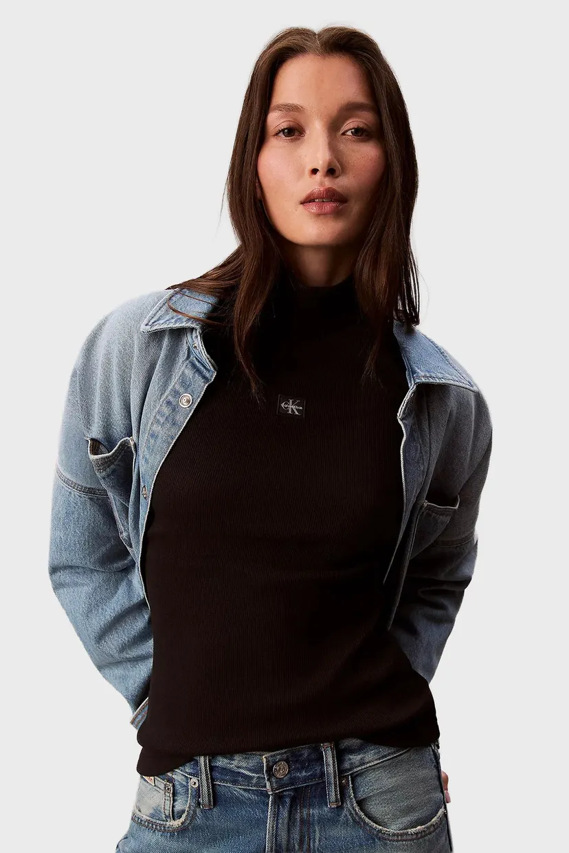 Лонгслив/LS WOVEN LABEL TURTLENECK 4