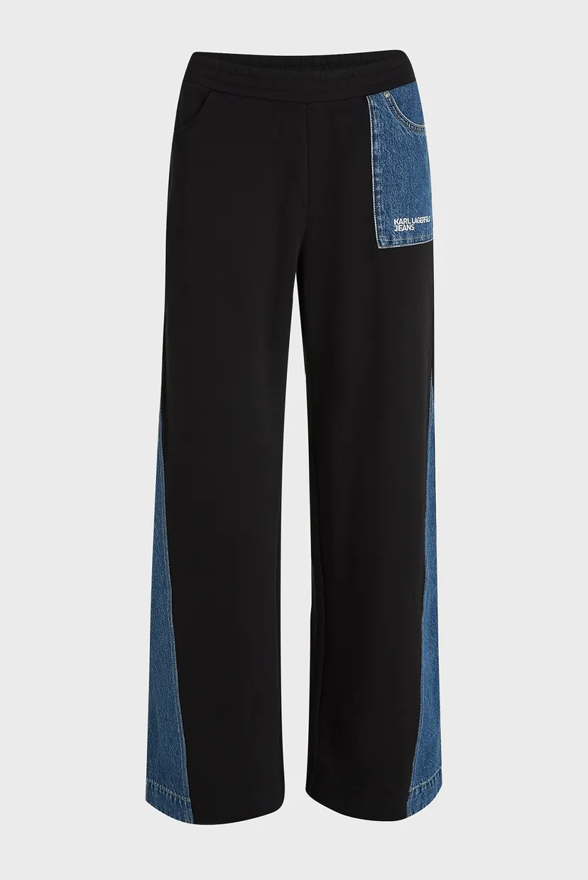 Штаны/KLJ MIXED MATERIAL SWEATPANT 5