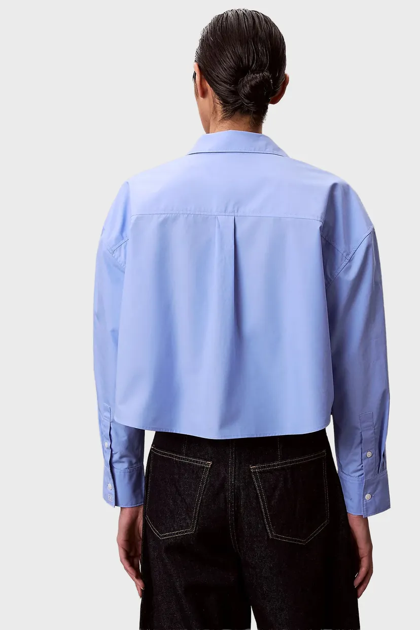 Рубашка/Crisp Poplin Oversized Cropped S 3