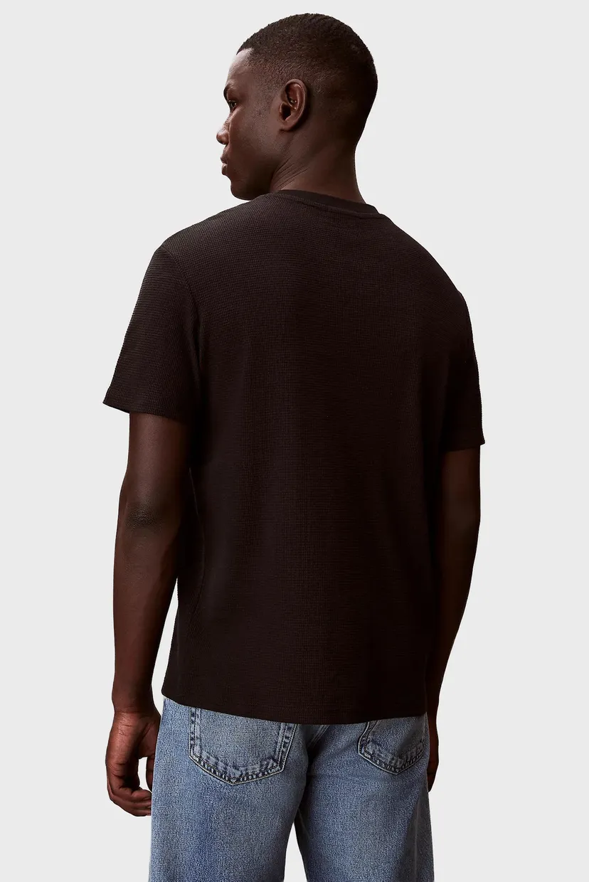Футболка/SS WAFFLE WOVEN LABEL CREWNK TEE 3