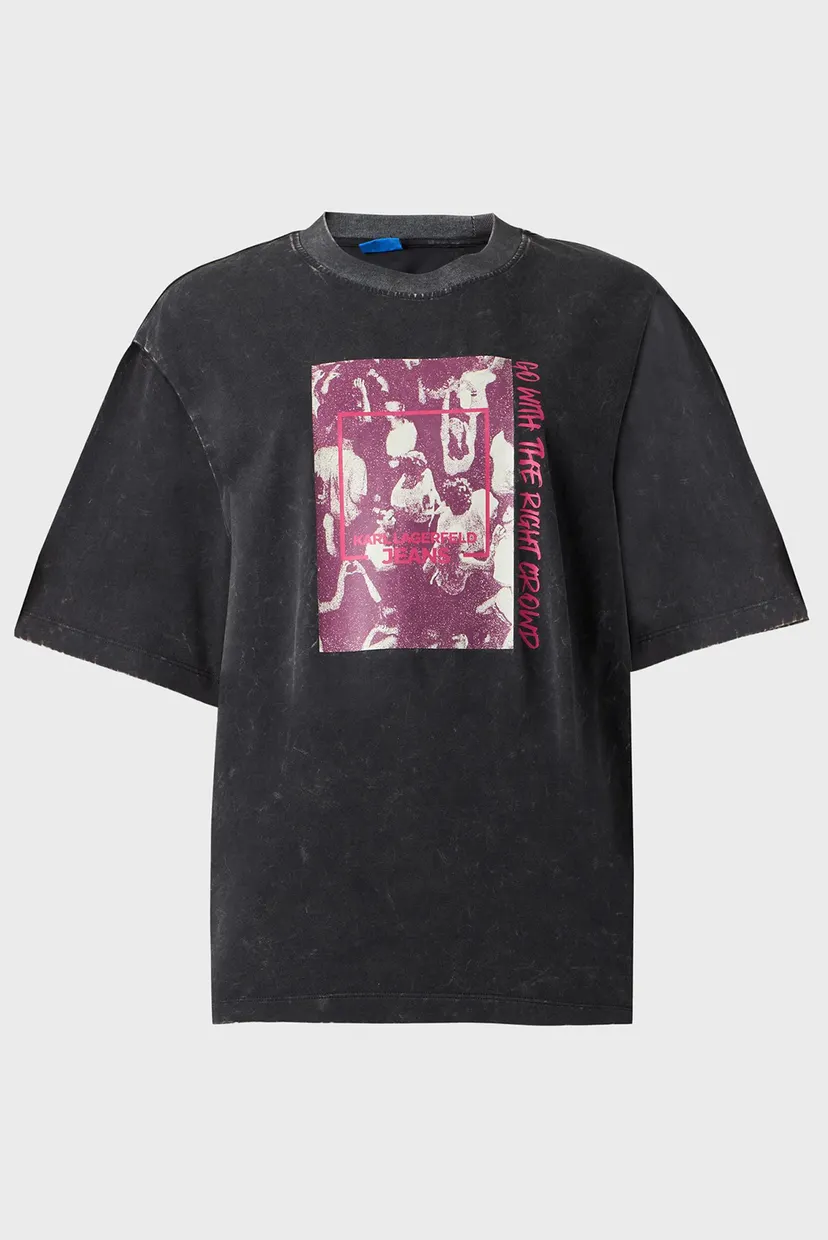 Tricou/klj relaxed crowd tee 6