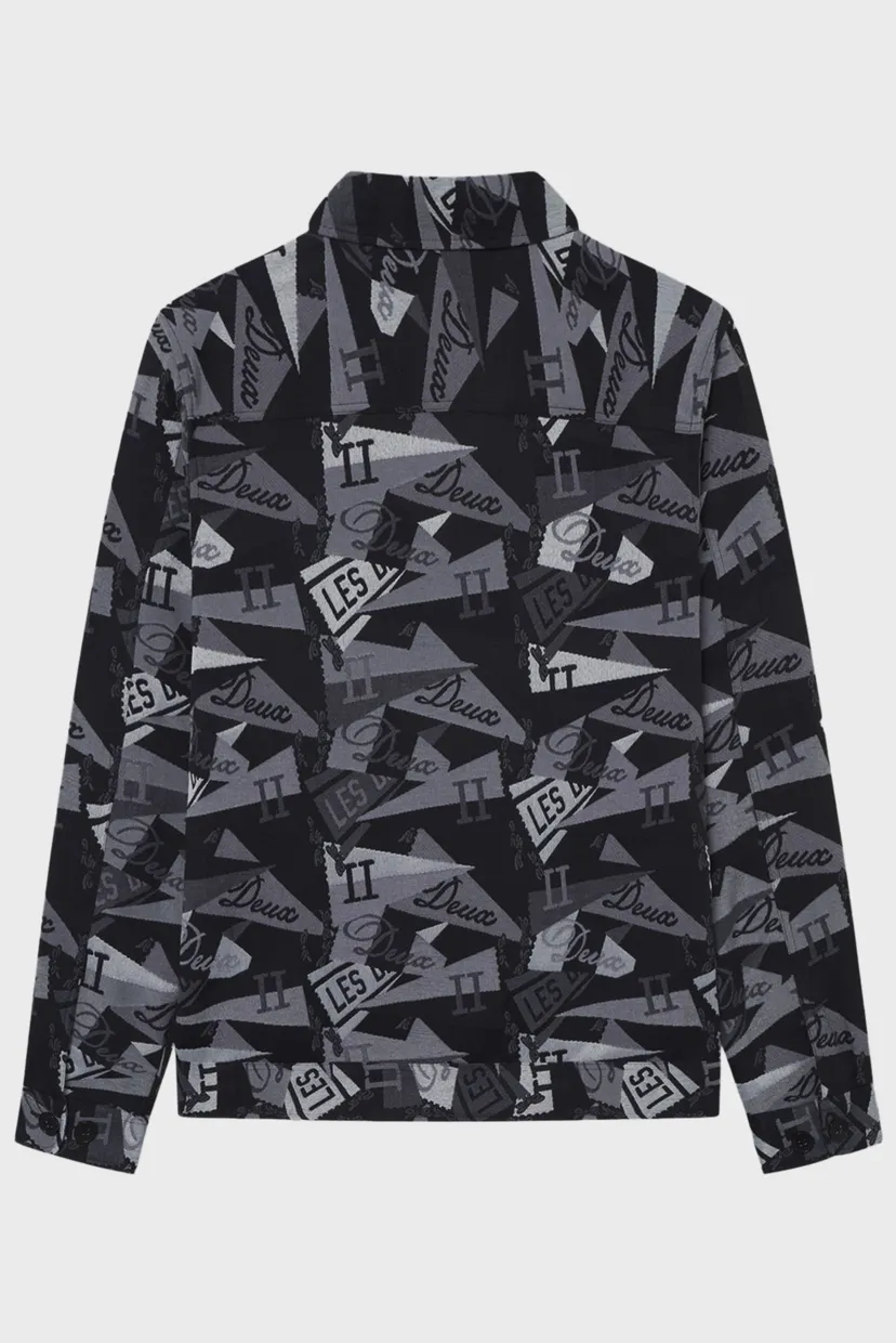 Parca de vant/Nash Flag Jacquard Overshirt 5