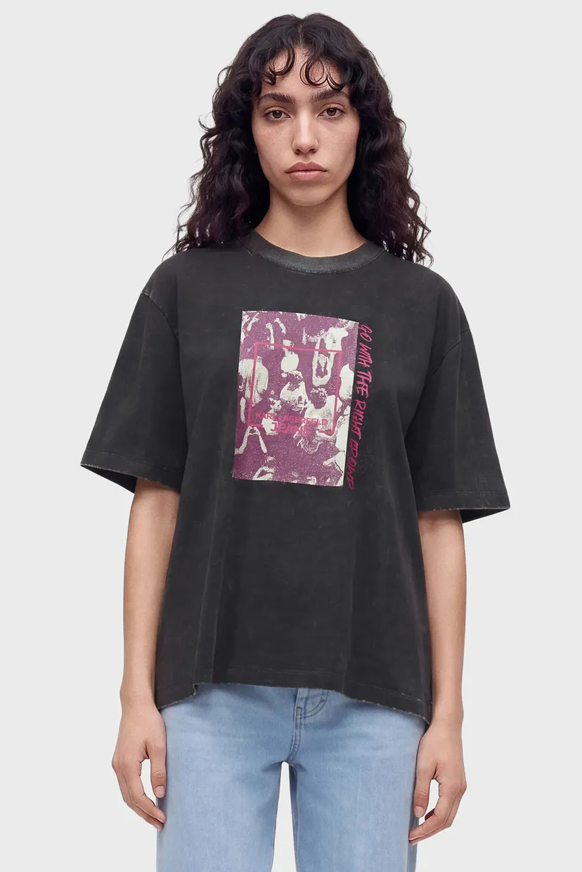Tricou/klj relaxed crowd tee 4