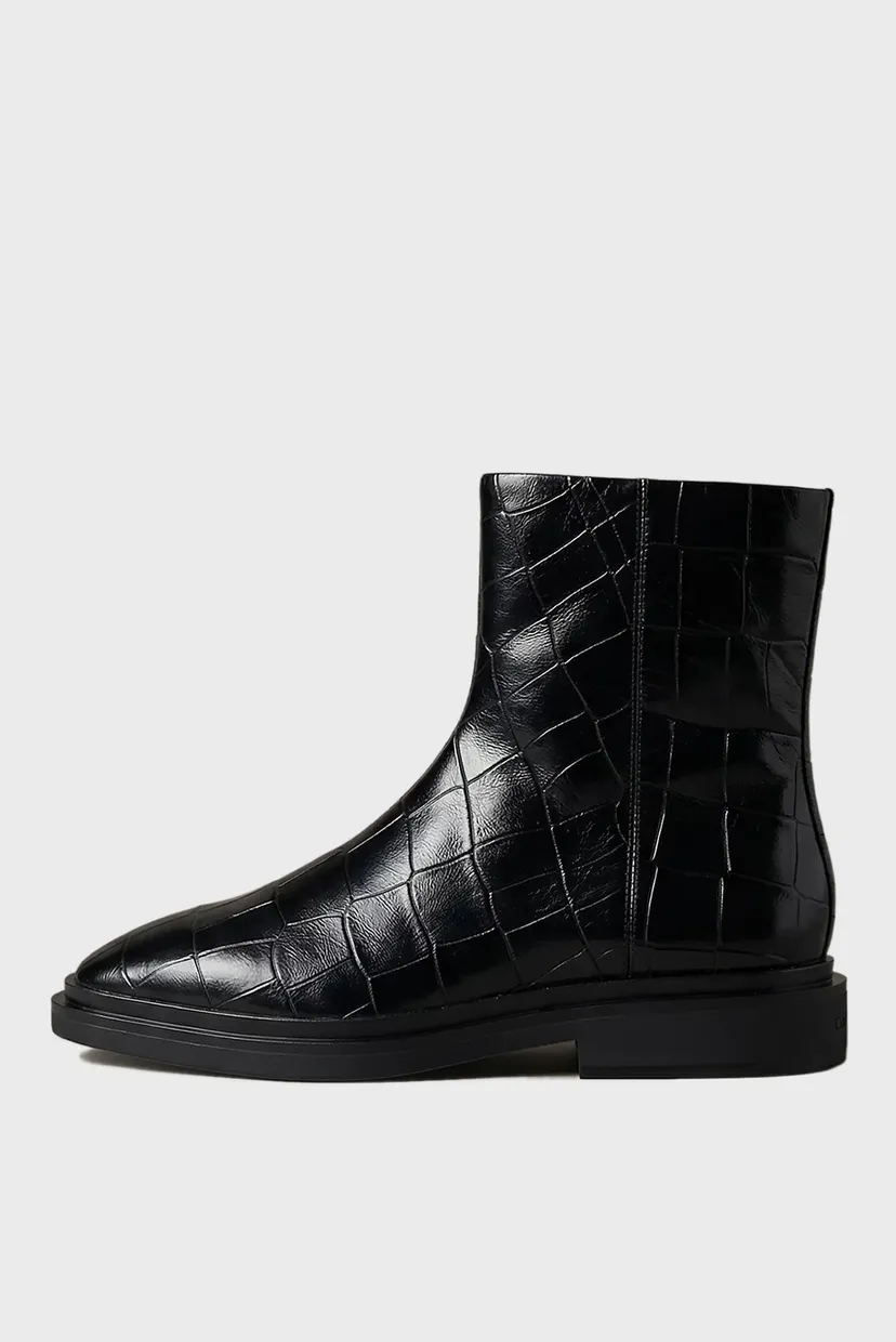 Ботинки/SQUARE ANKLE BOOT ZIP CROC LTH 6