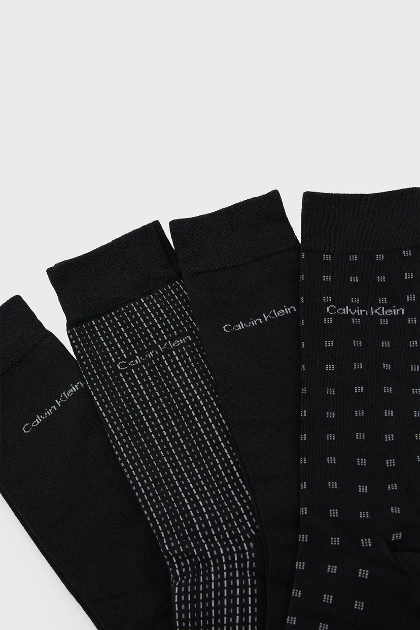 Un set de șosete/CK MEN SOCK 4P GIFTBOX AOP 3