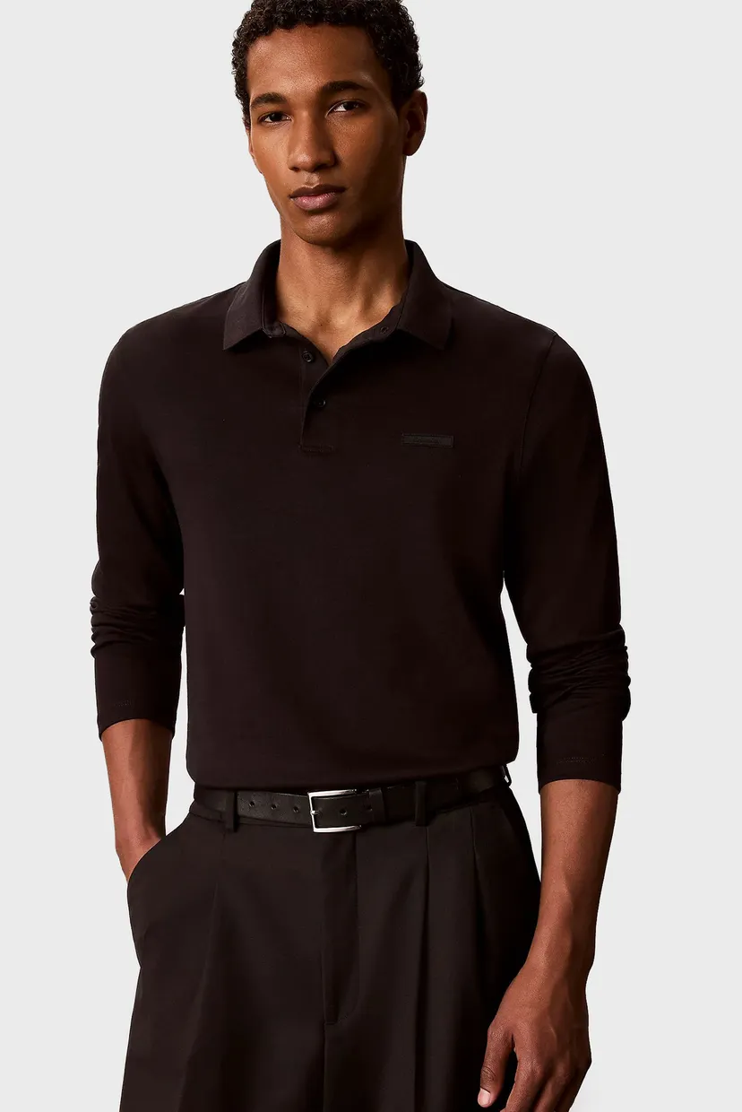 Polo/LS SLIM SUPIMA LOGO PATCH POLO 5