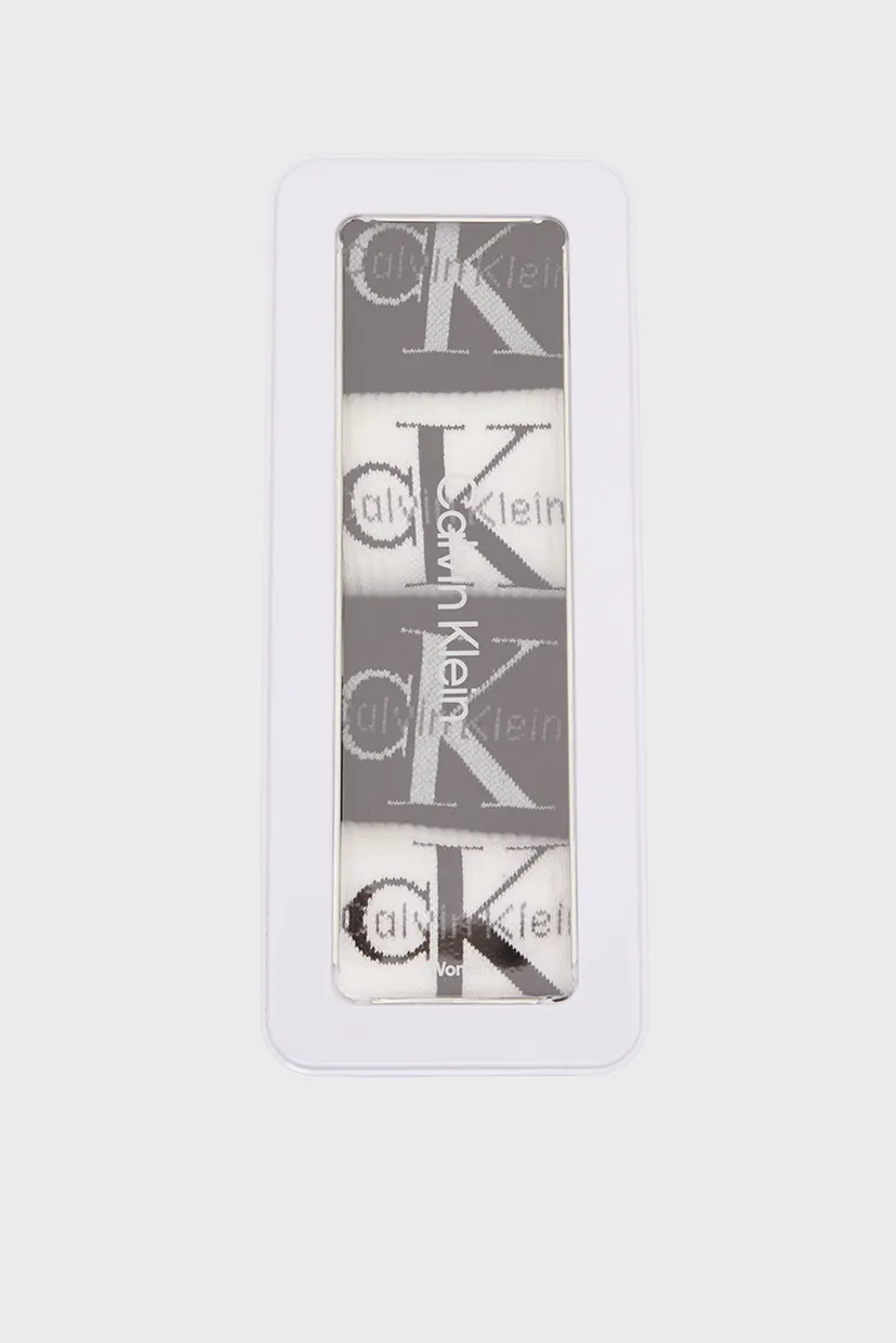 Un set de șosete/CK WOMEN SOCK 4P GIFTBOX MONOL 3