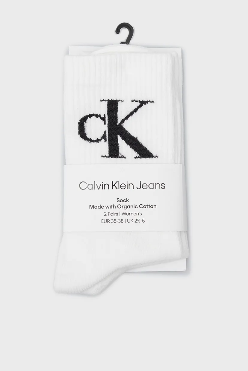 Șosete/CKJ WOMEN SOCK 2P MONOGRAM 3