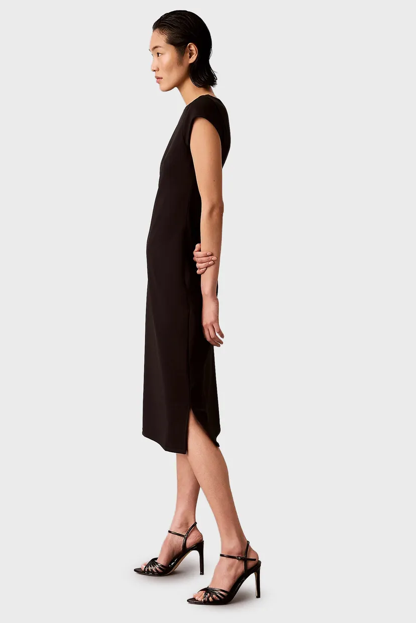 Rochie/CAP SLV INTERLOCK MIDI DRESS 3
