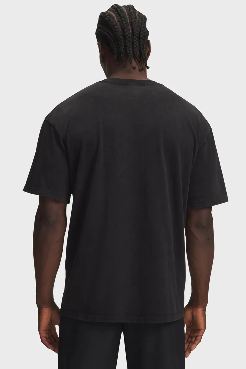 Футболка/UA M HWT OS WASH SS-BLK 3